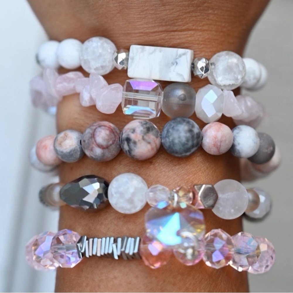 NEW Handmade Bracelet Set-Stack of 5